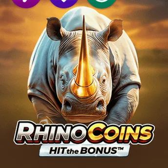 Kolikkopeli Rhino Coins Hit the Bonus studiolta Playson – Kolt